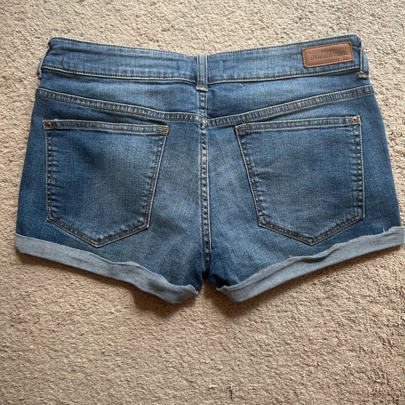 Mango Premium Denim Shorts with Casual Rolled Hem size 6 - Picture 7 of 8